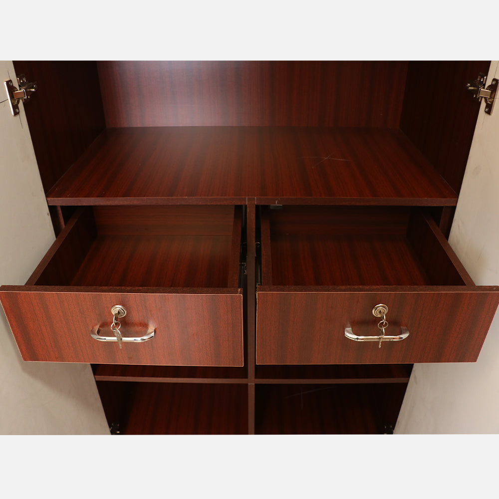 MAARK 2 DOOR WARDROBE PF PREMIUM