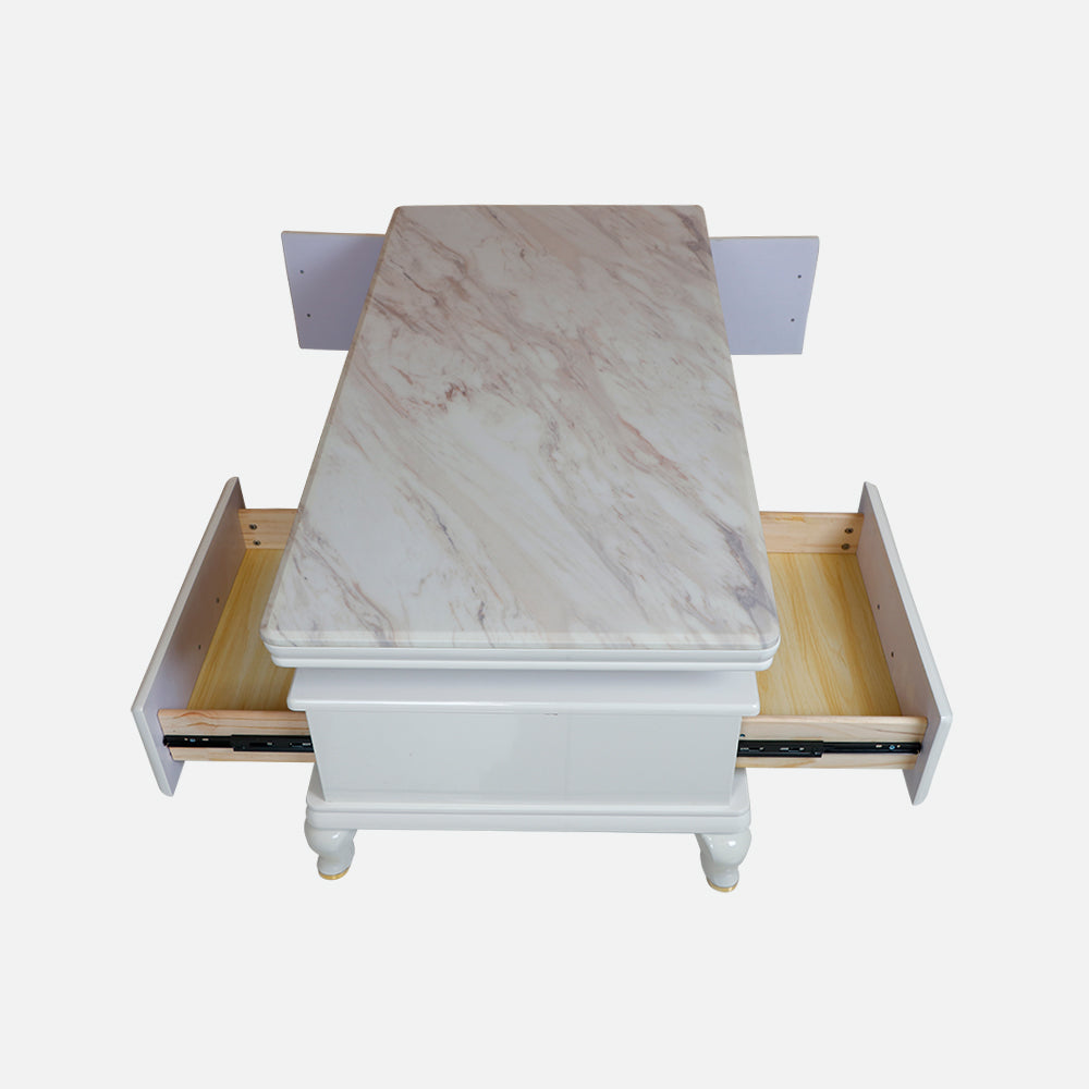 MAARK MARBLE TOP COFFEE TABLE CTM-9124 HT