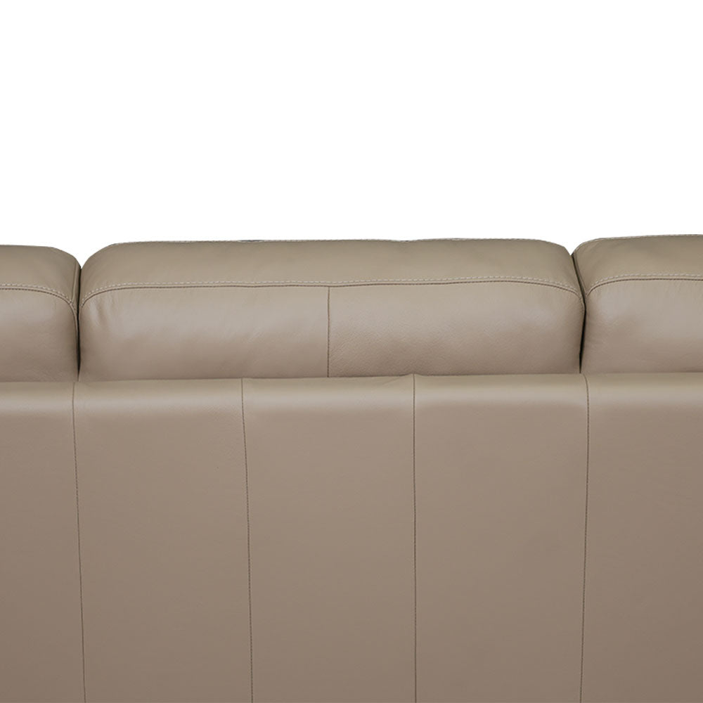 MAARK LEATHER SOFA SET (3+2) 6031 COL TAUPE ML