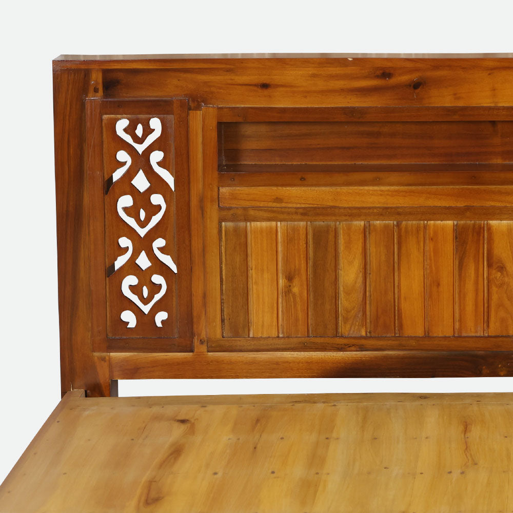 MAARK KING SIZE BED (6*6.25) AK-02 WCF