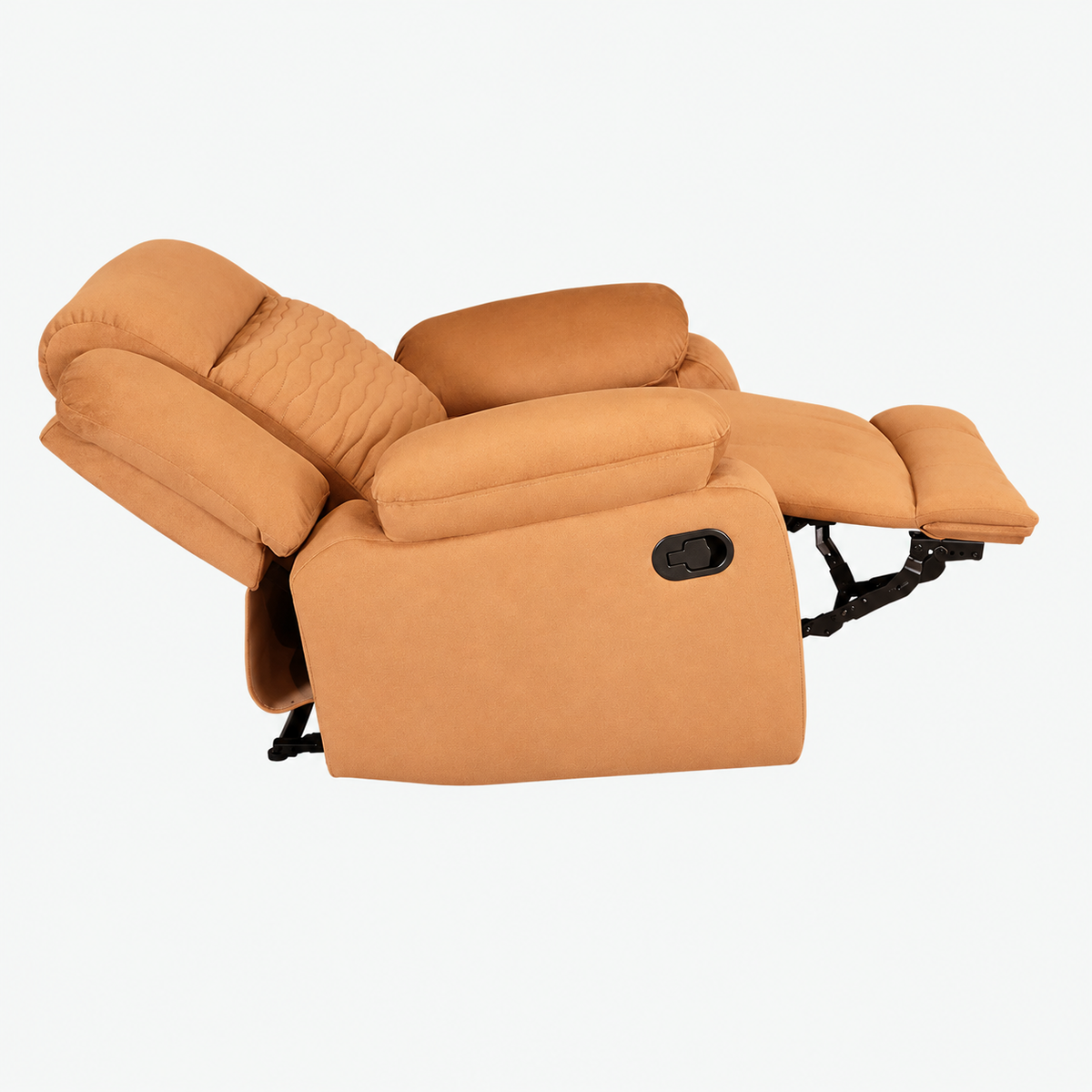 MAARK MANUAL RECLINER FABRIC SOFA SINGLE SEATER WAVE
