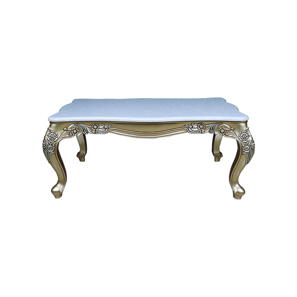 MAARK MARBLE TOP 6 SEATER DINING SET OPAL SAI