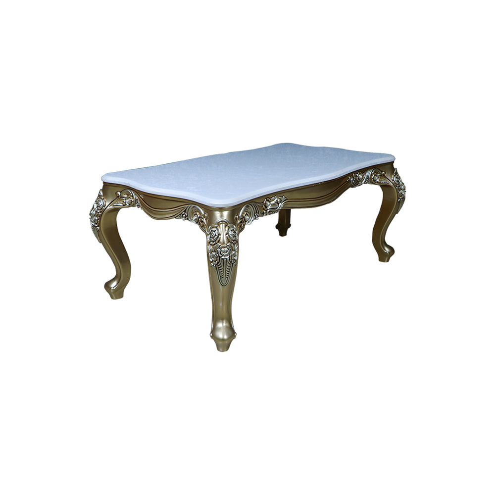 MAARK MARBLE TOP 6 SEATER DINING SET OPAL SAI