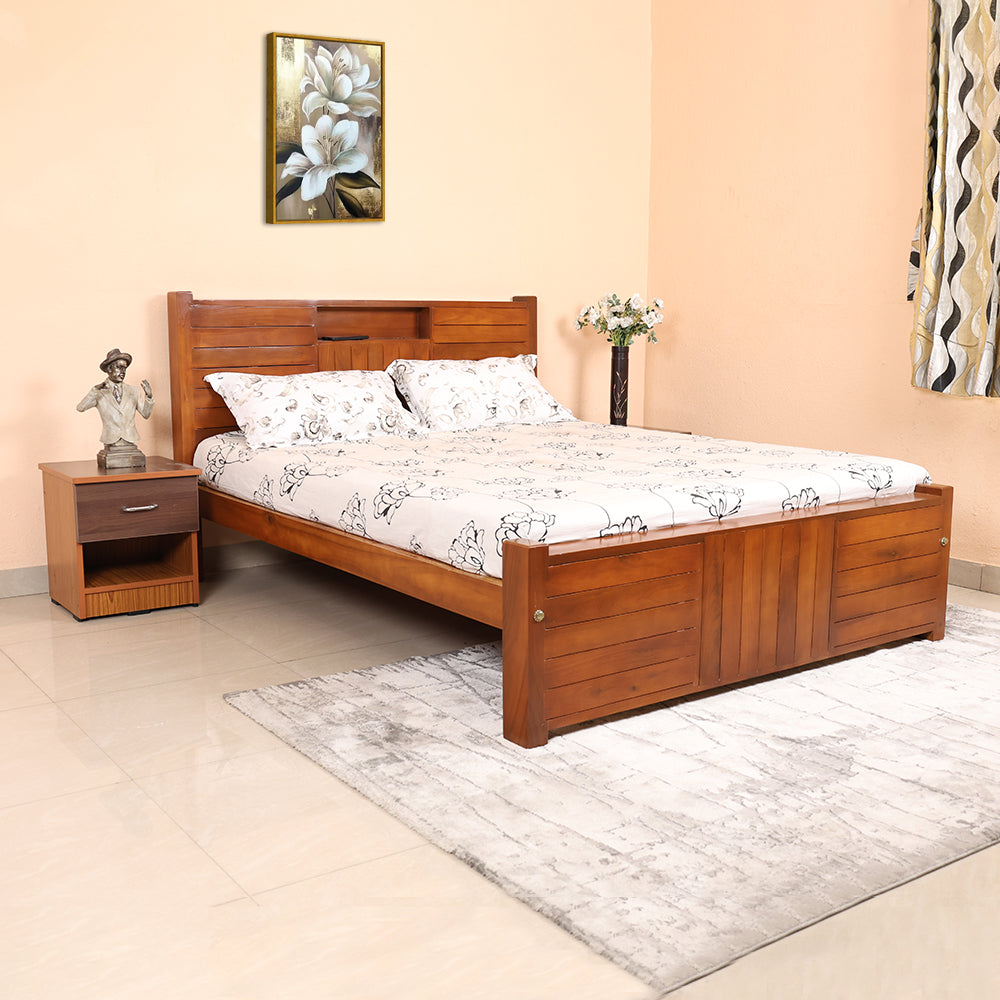 MAARK QUEEN SIZE BED (5*6.25) AK 03  IR
