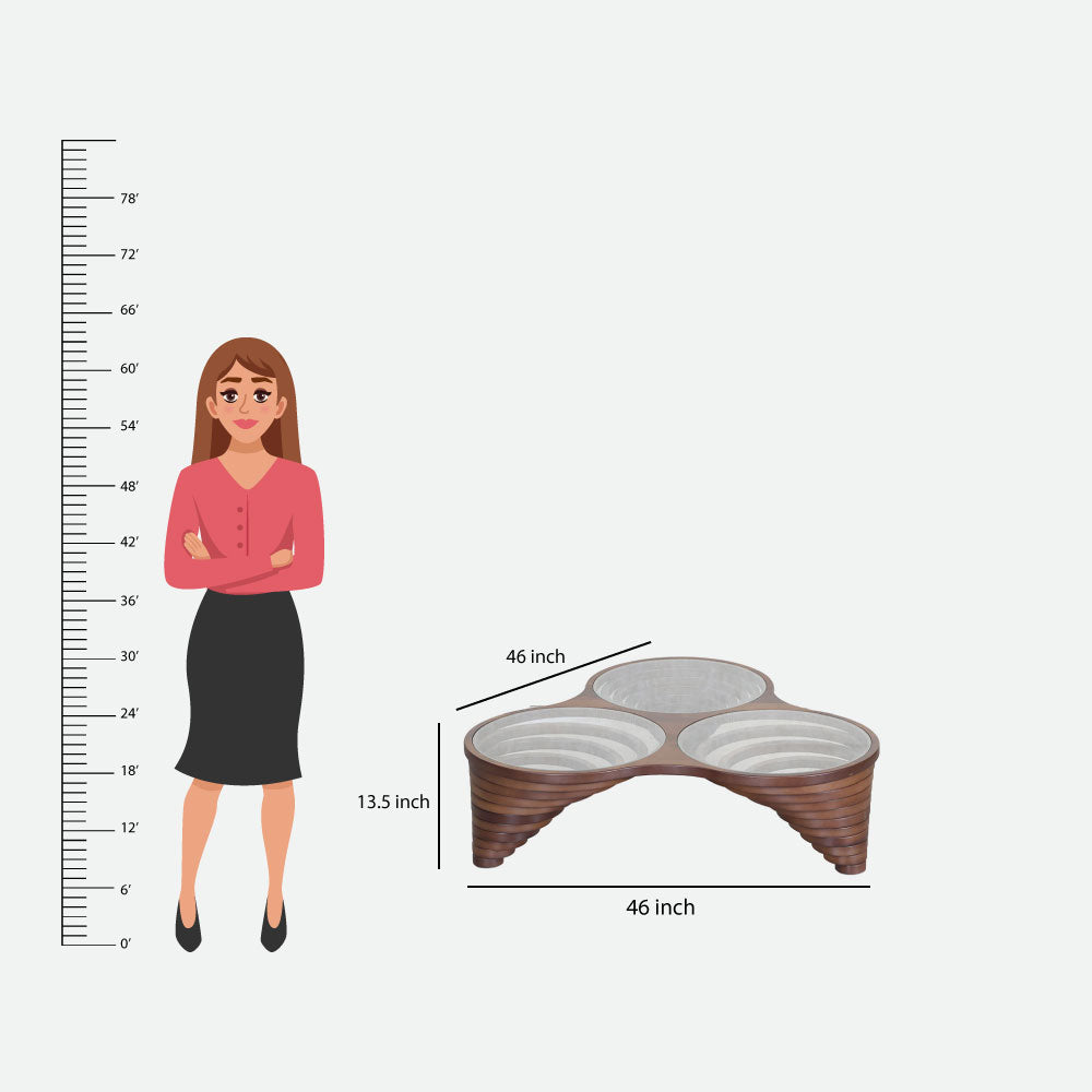 MAARK GLASS TOP COFFEE TABLE CTG-003 HT