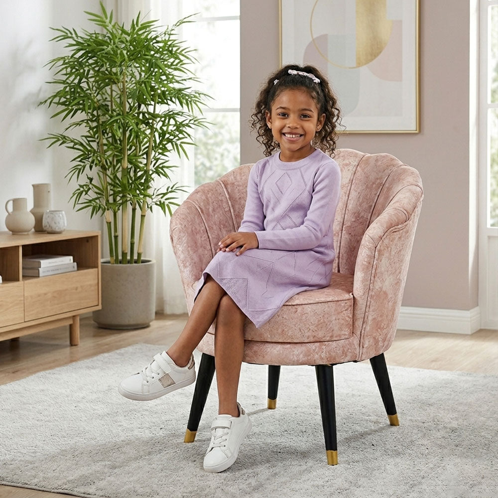 MAARK FABRIC SINGLE SEATER SOFA LOTUS BROWN COLOUR