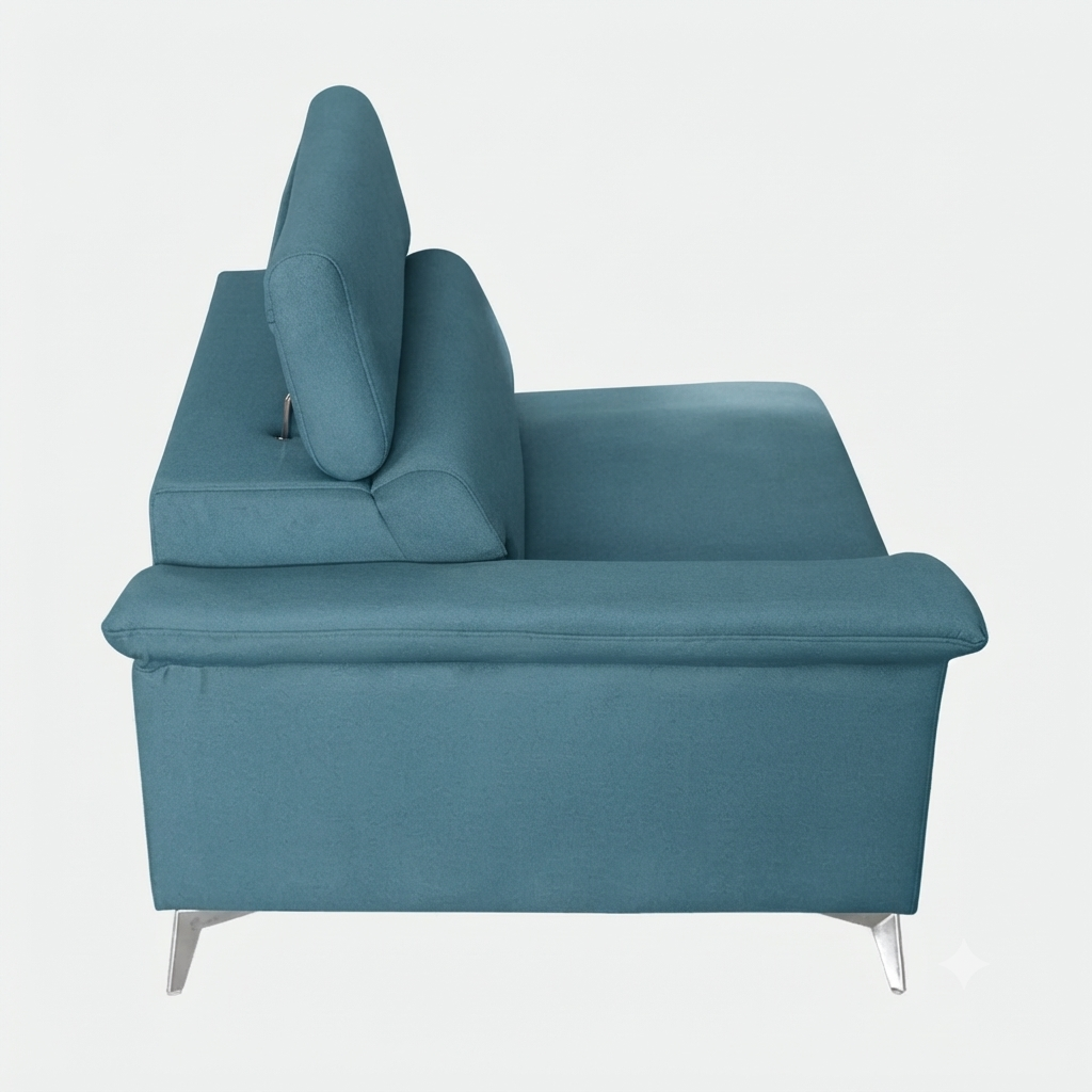 MAARK FABRIC CORNER SOFA 6 SEATER ROYCE