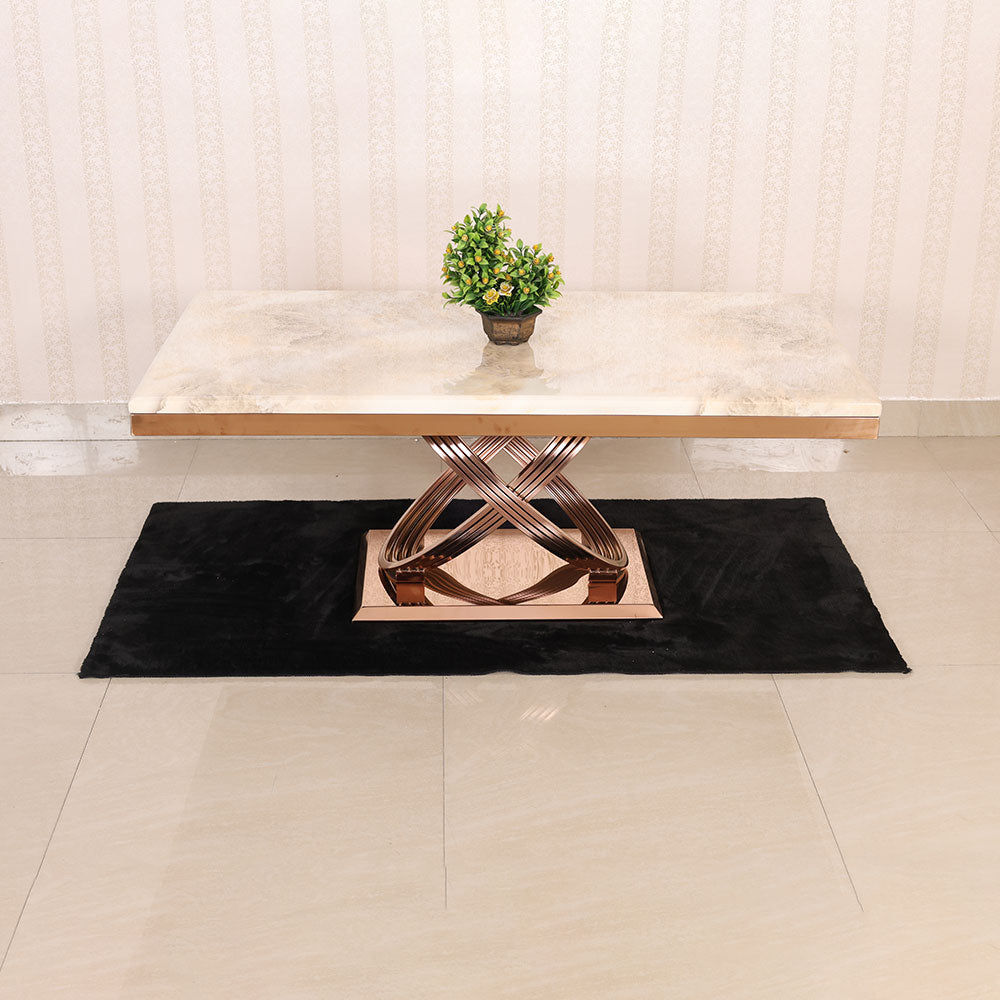 MAARK MARBLE TOP COFFEE TABLE CTM-W42 HT
