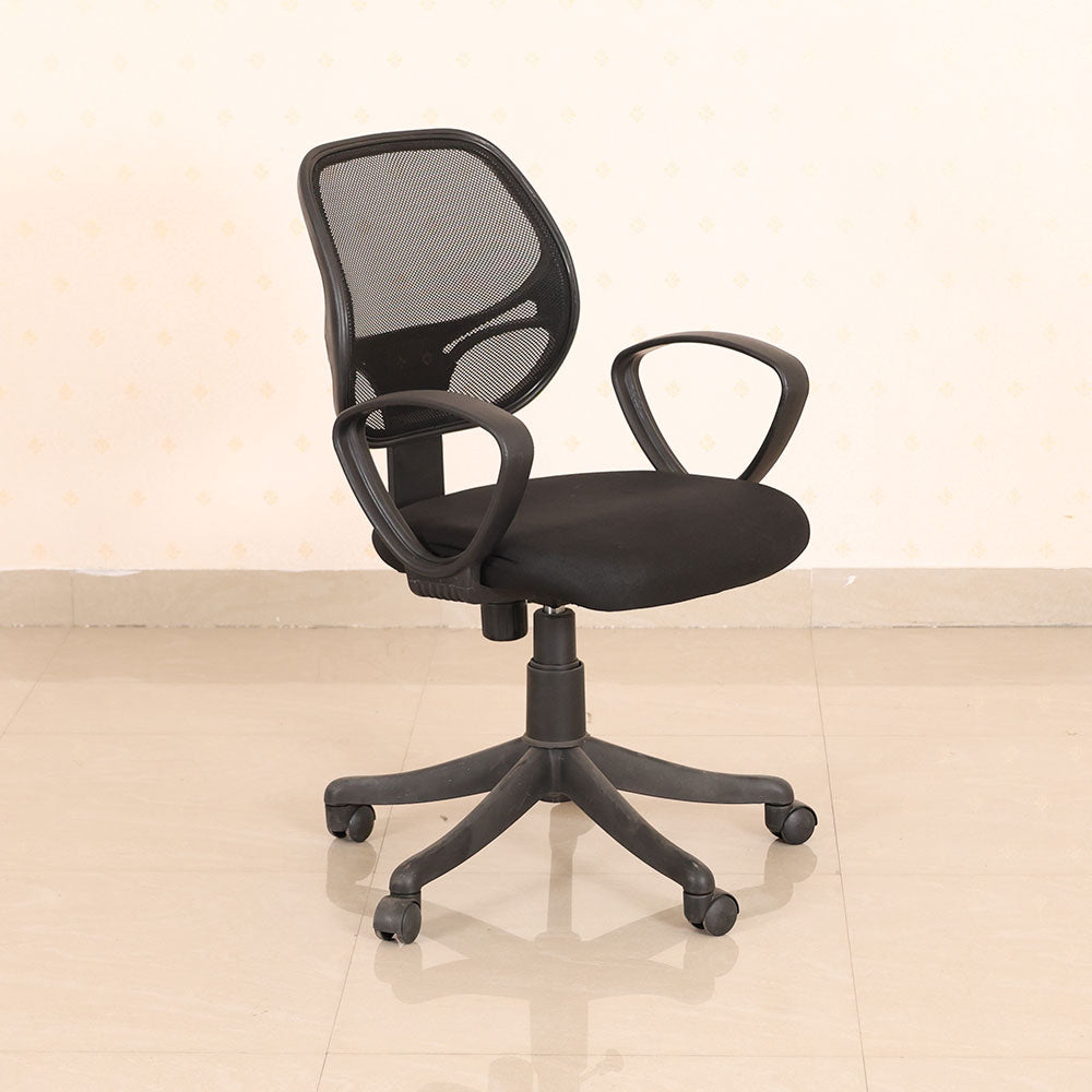 MAARK MEDIUM BACK OFFICE CHAIR 2018 BLACK COLOUR AS