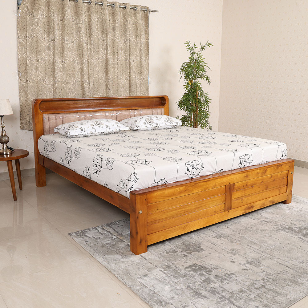 MAARK KING SIZE BED (6*6.25) CUSHION WITH HEAD STORAGE 02-AK WCF