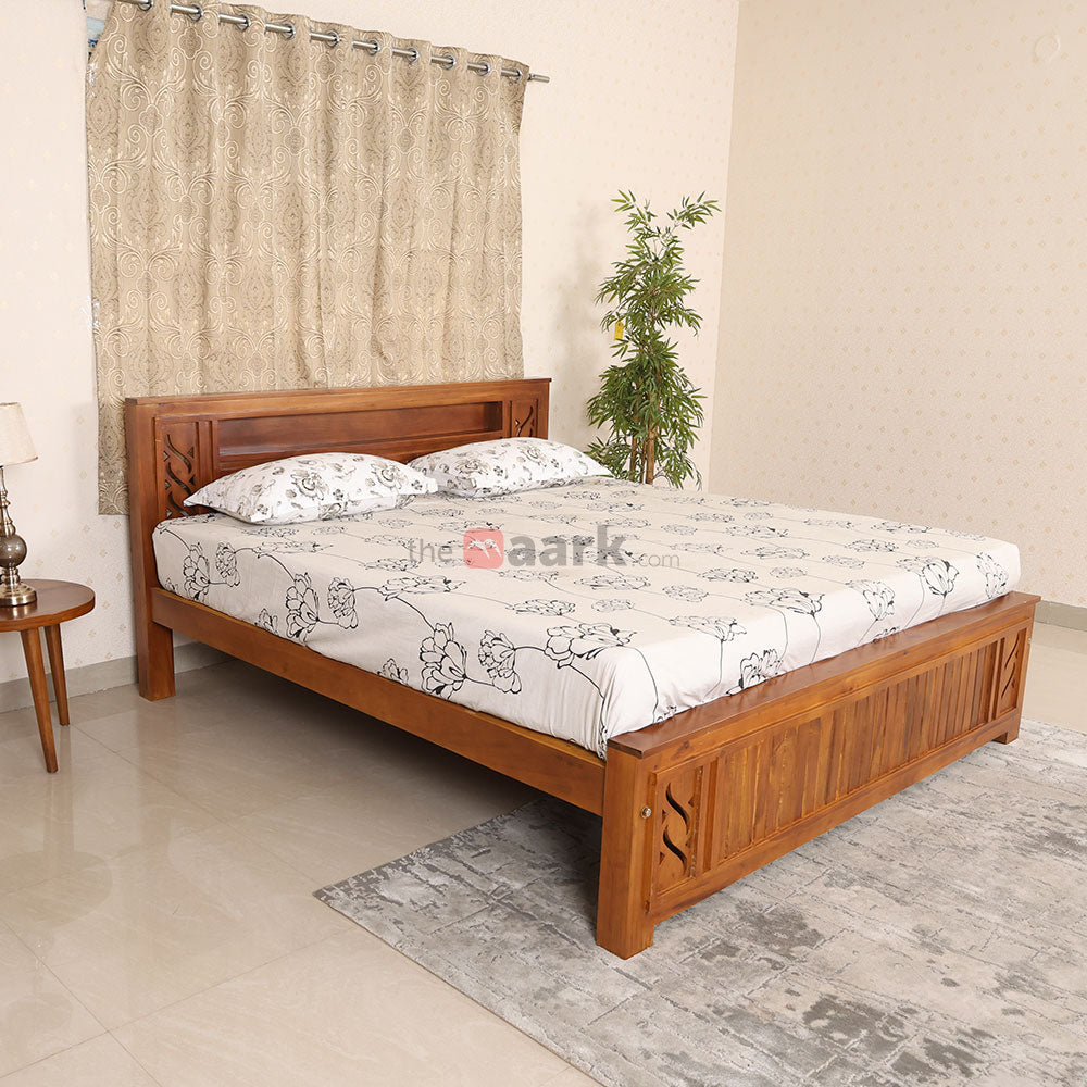 MAARK KING SIZE BED (6*6.25) AK-04 WCF