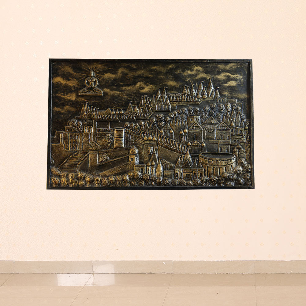 MAARK JAIN TEMPLE WALL MURAL AI