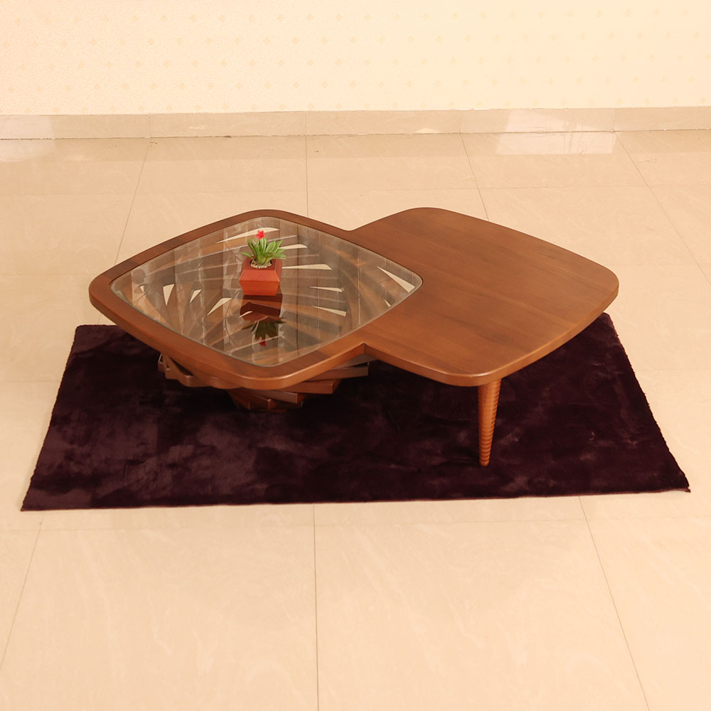 MAARK GLASS TOP COFFEE TABLE CTG-004 HT