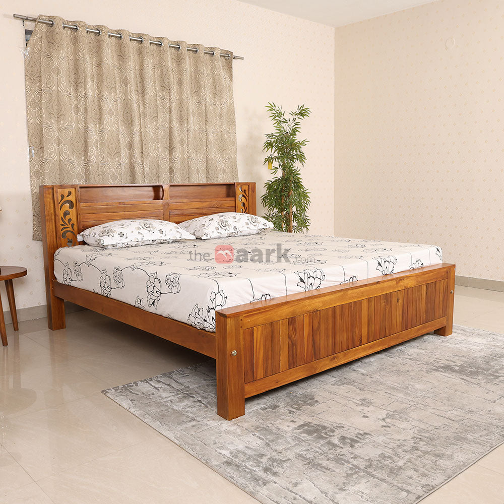 MAARK KING SIZE BED (6*6.25) AK-01 WCF
