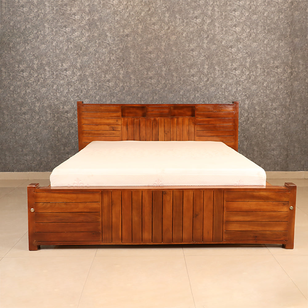 MAARK KING SIZE BED (6*6.25) AK DOUBLE MOBILE IR