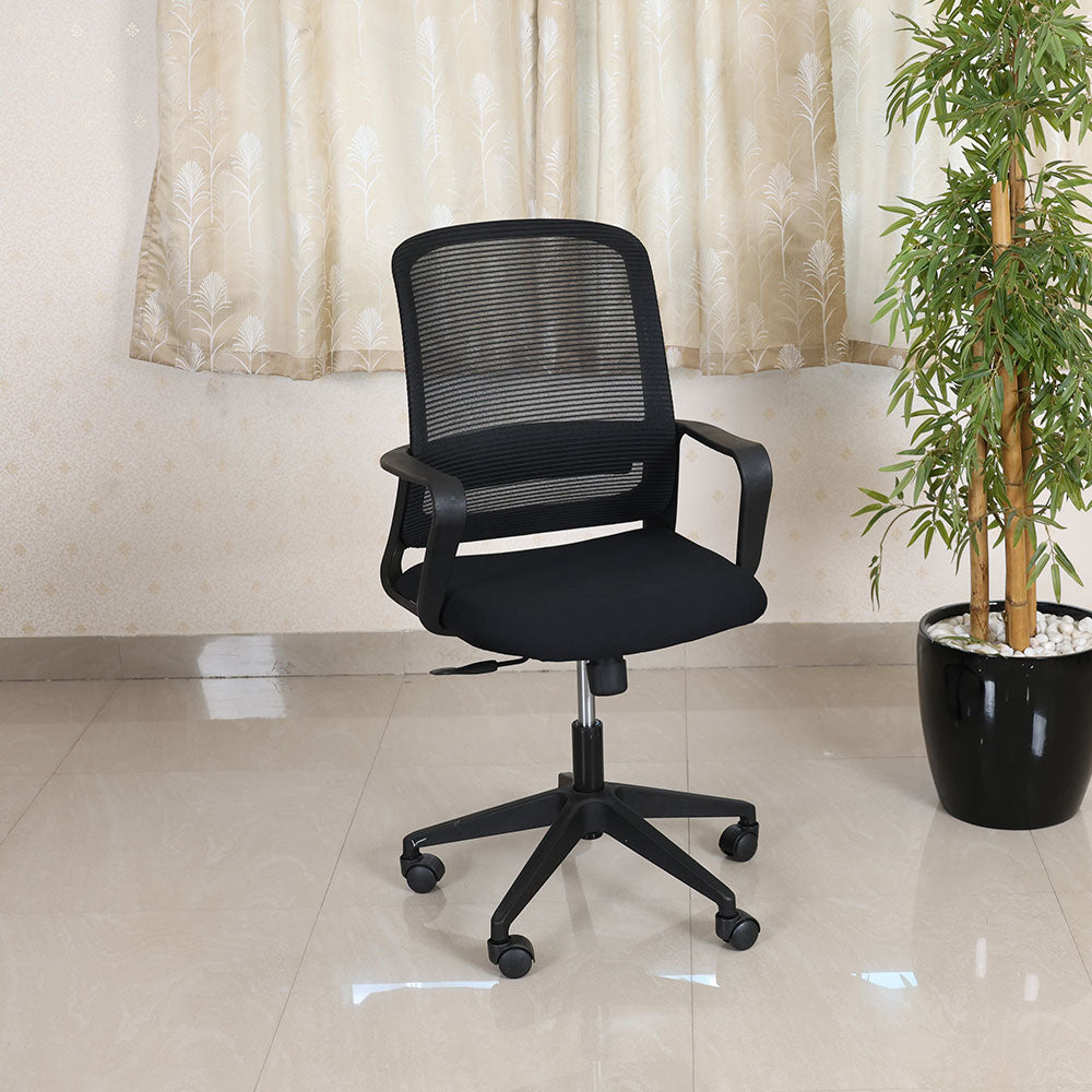 MAARK MEDIUM BACK OFFICE CHAIR ROBO BLACK IAFA