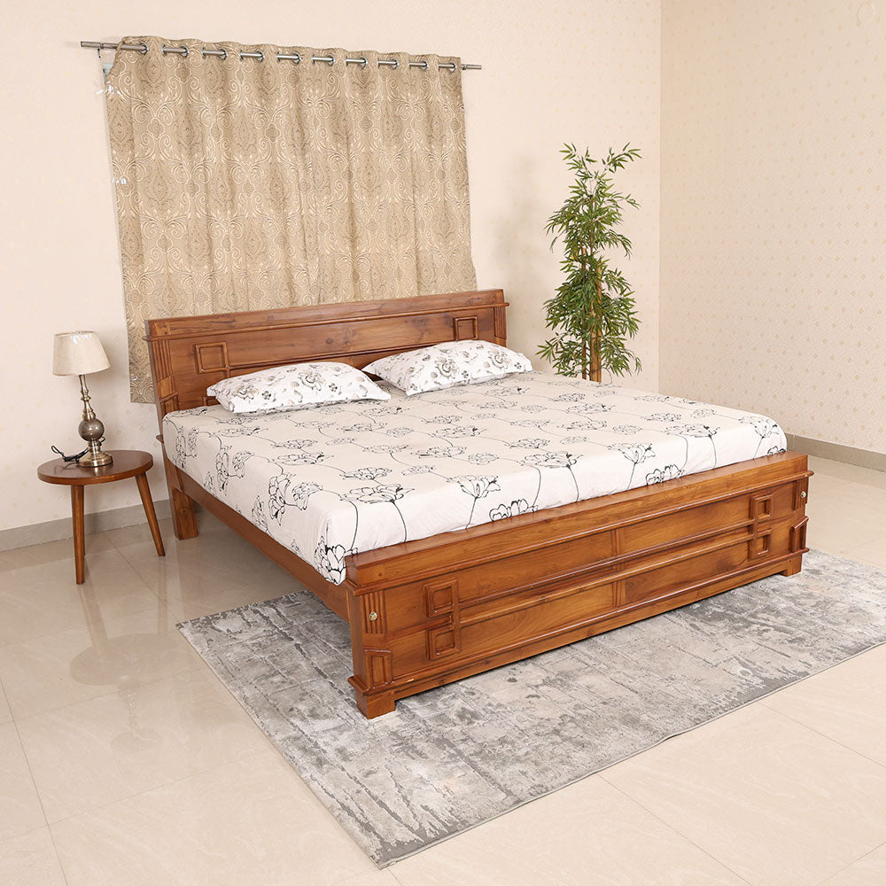 MAARK KING SIZE BED (6*6.25) CC-07 WCF