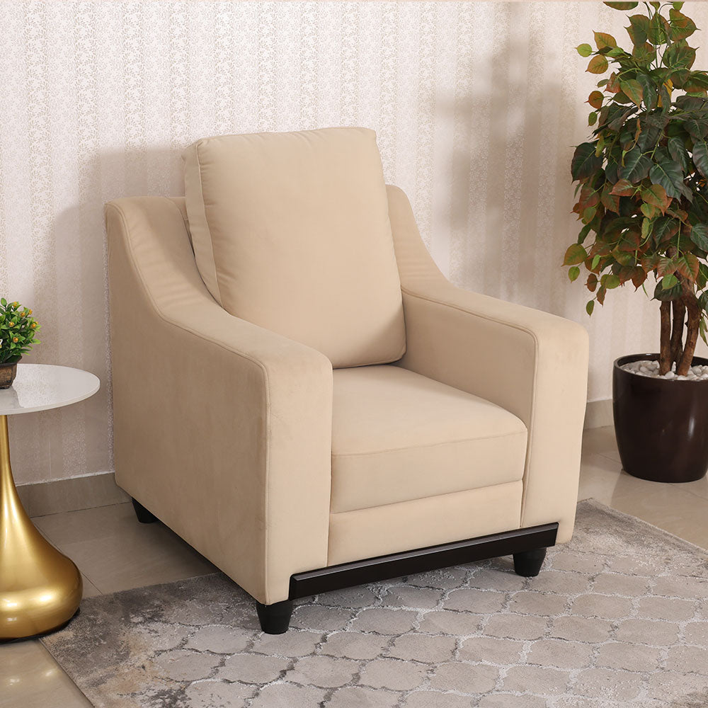 MAARK FABRIC SINGLE SEATER SOFA LOVE
