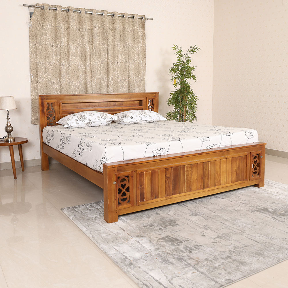 MAARK KING SIZE BED (6*6.25) AK-10 WCF