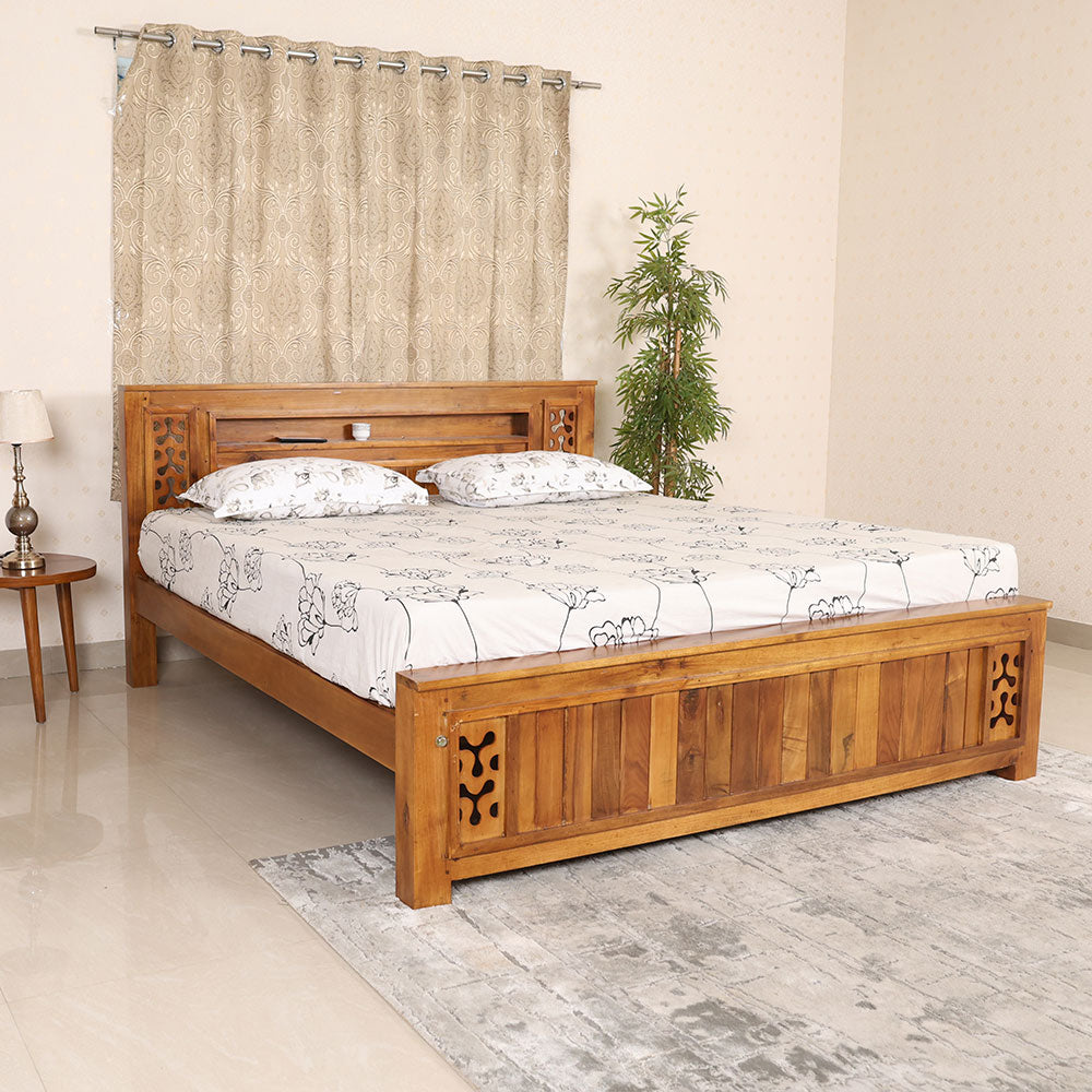 MAARK KING SIZE BED (6*6.25) AK-07 WCF