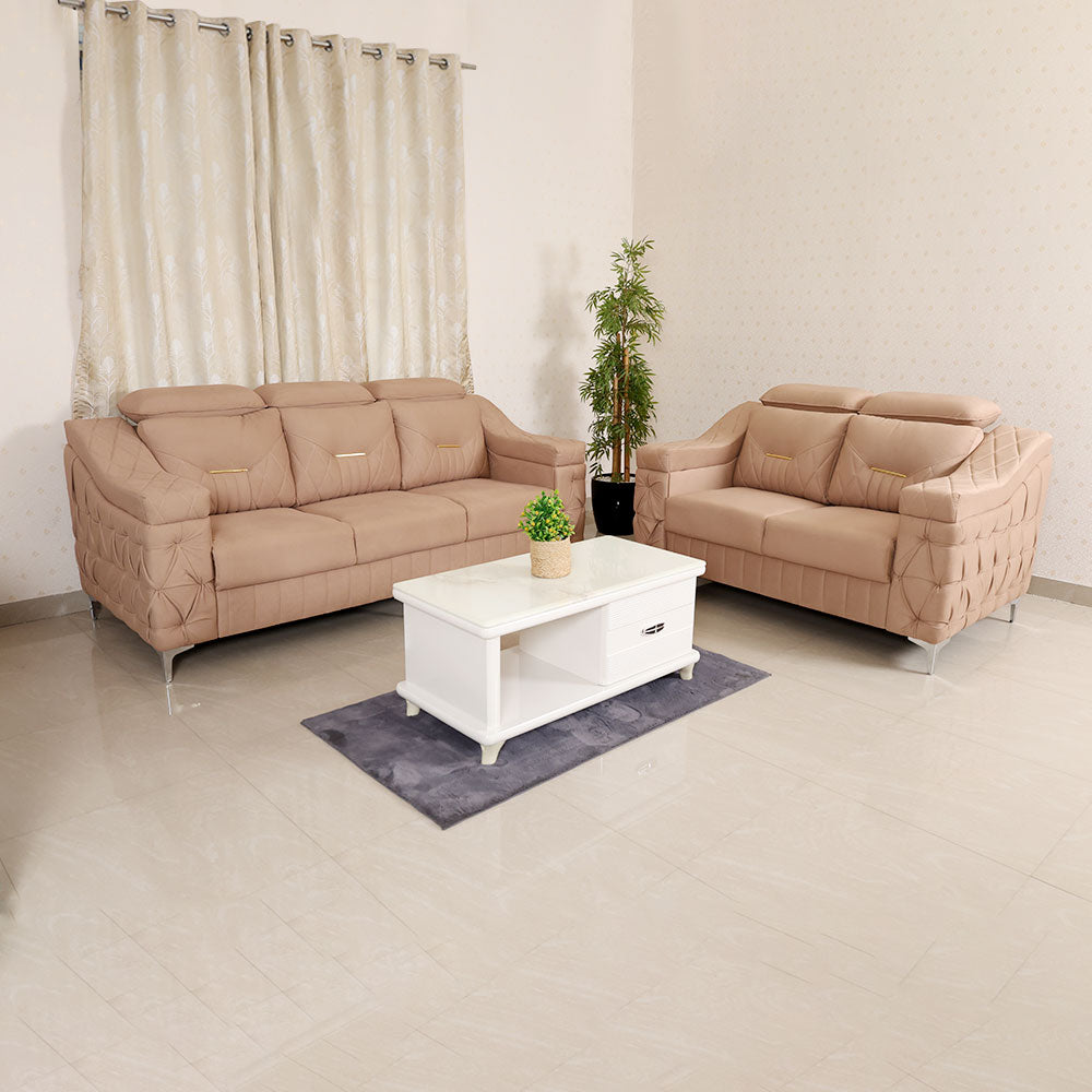 MAARK FABRIC SOFA SET (3+2) CAMEL BACK