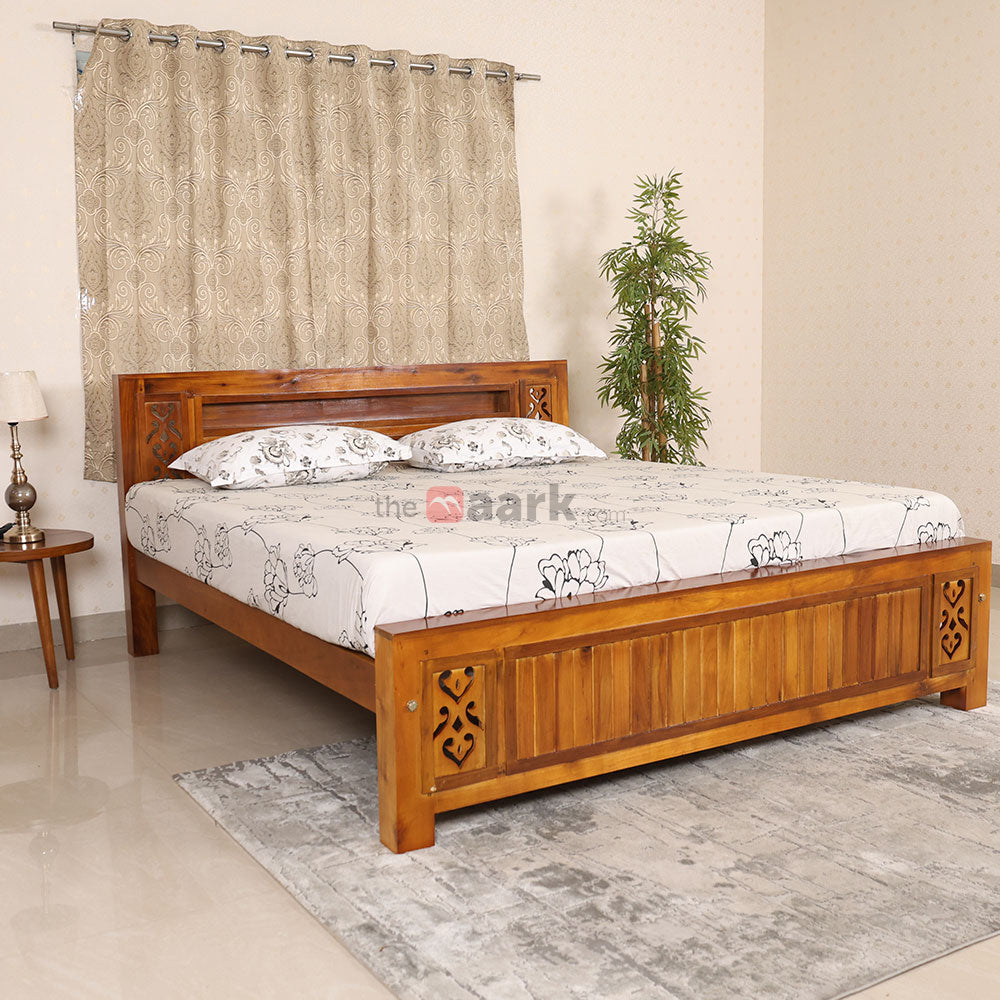 MAARK KING SIZE BED (6*6.25) AK-02 WCF