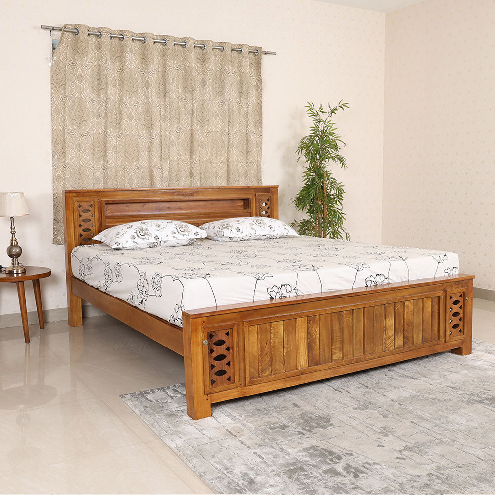 MAARK KING SIZE BED (6*6.25) AK-09 WCF