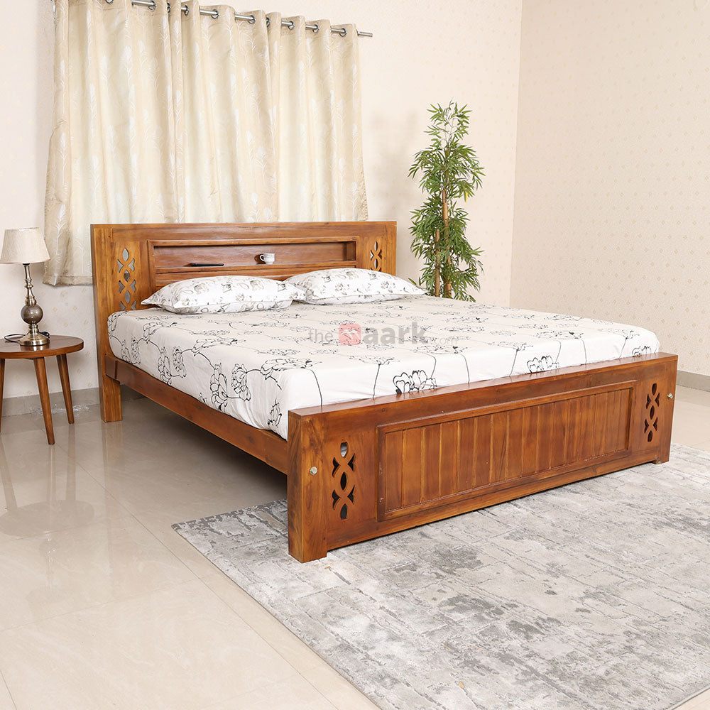 MAARK KING SIZE BED (6*6.25) AK-14 WCF