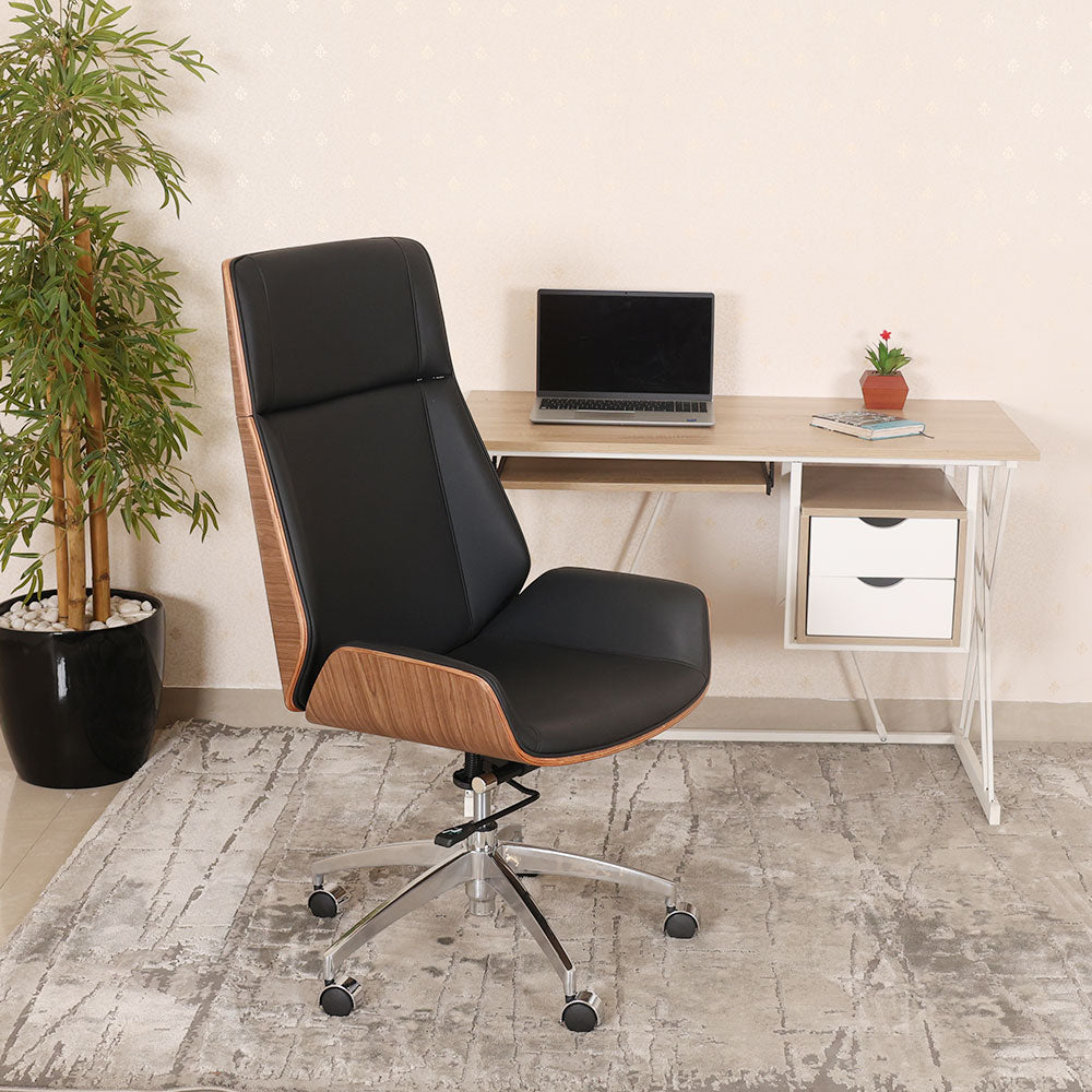 MAARK HIGH BACK OFFICE CHAIR Y609A BROWN HT