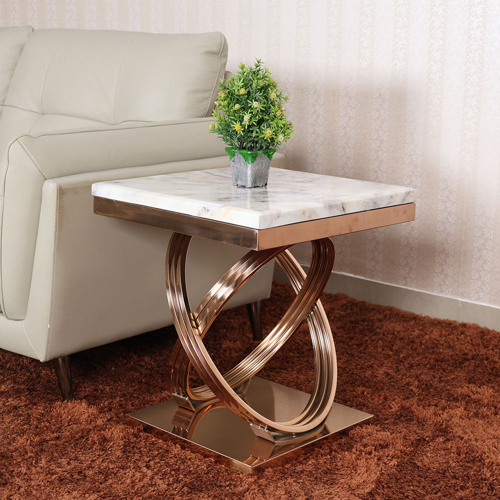 MAARK MARBLE TOP COFFEE TABLE T032-SML HT