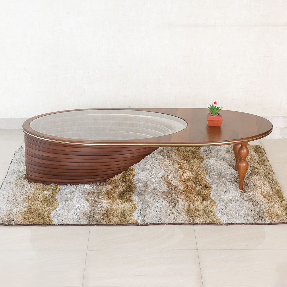MAARK GLASS TOP COFFEE TABLE 033 HT