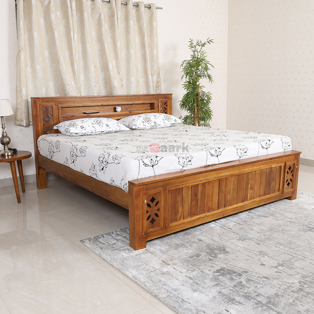 MAARK KING SIZE BED (6*6.25) AK-17 WCF