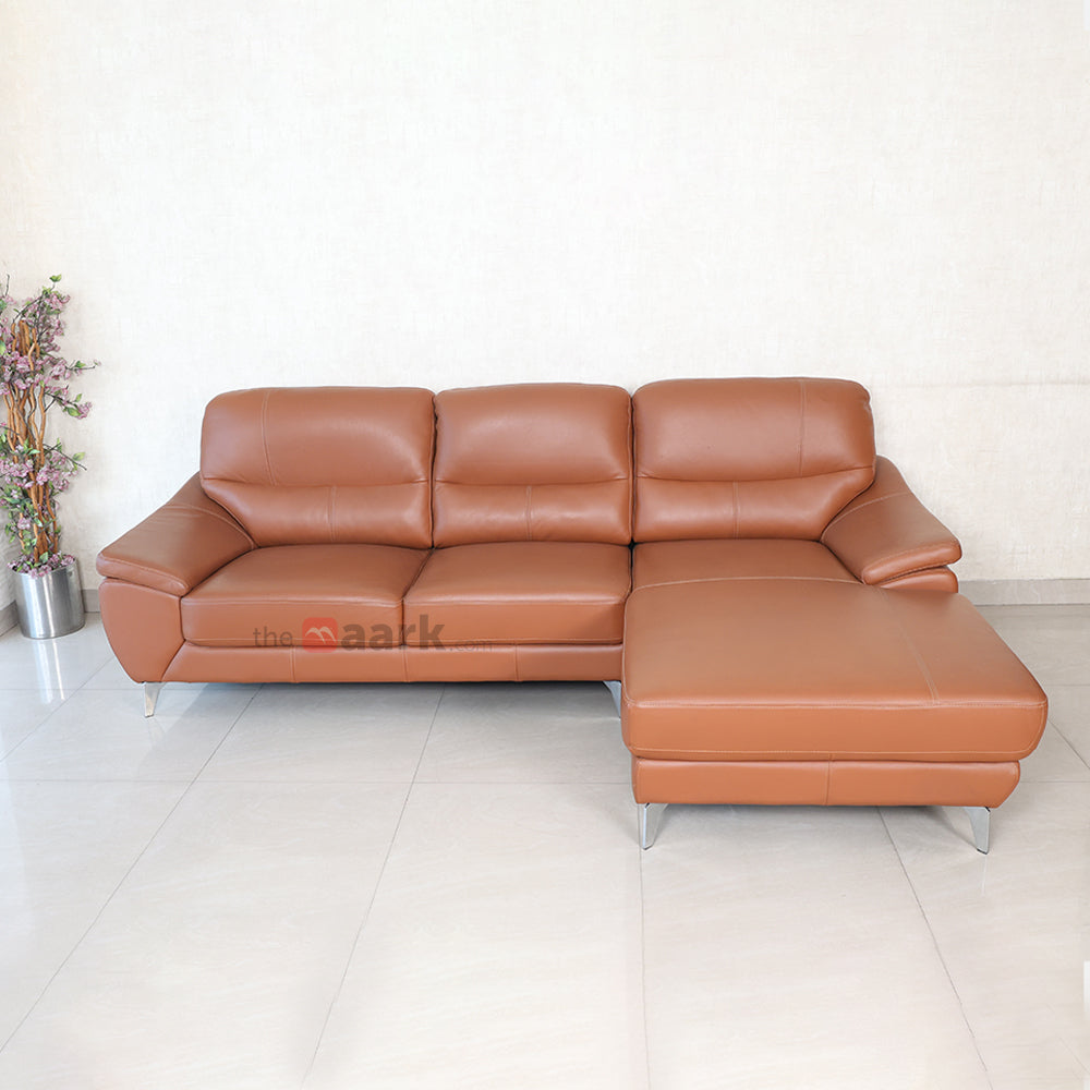 MAARK LEATHER SOFA SET (2+DIWAN) 6001L-2008-LEFT HT
