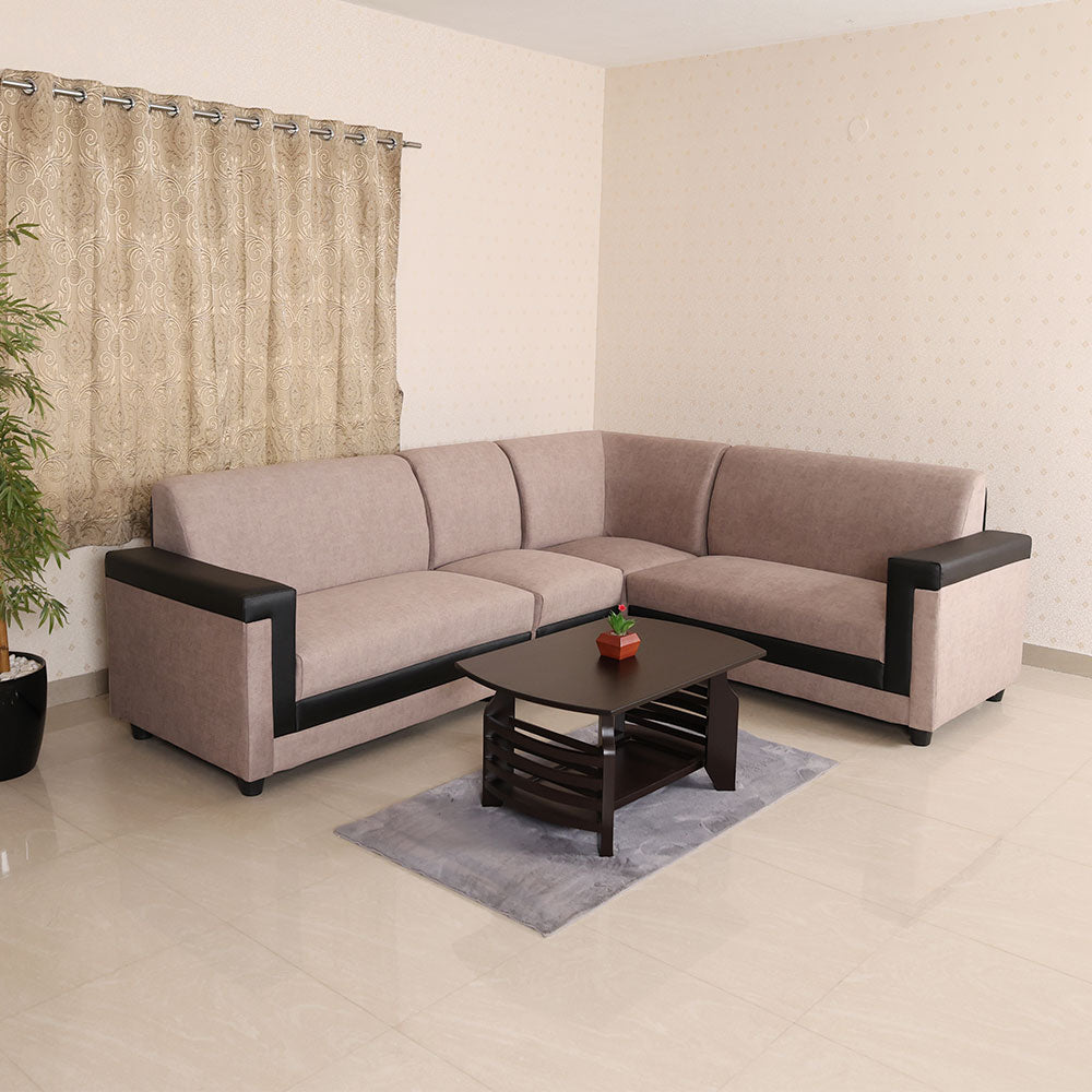 MAARK FABRIC CORNER SOFA 5 SEATER RICH MONTAIN