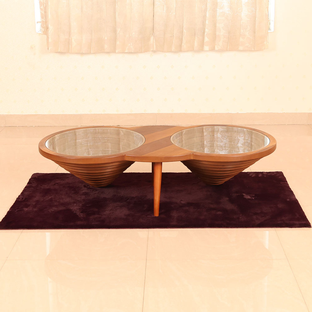 MAARK GLASS TOP COFFEE TABLE CTG-002