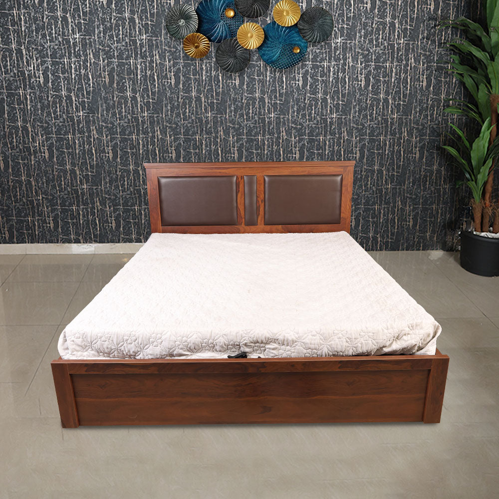 MAARK SHEESHAM WOOD KING SIZE BED WOODLAND MAXIMUM SW
