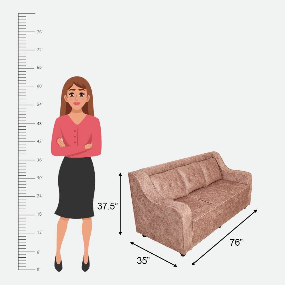 MAARK FABRIC SOFA SET (3+1+1) CLASSIC