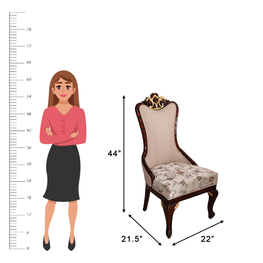 MAARK MARBLE TOP 6 SEATER DINING SET 6062 TD