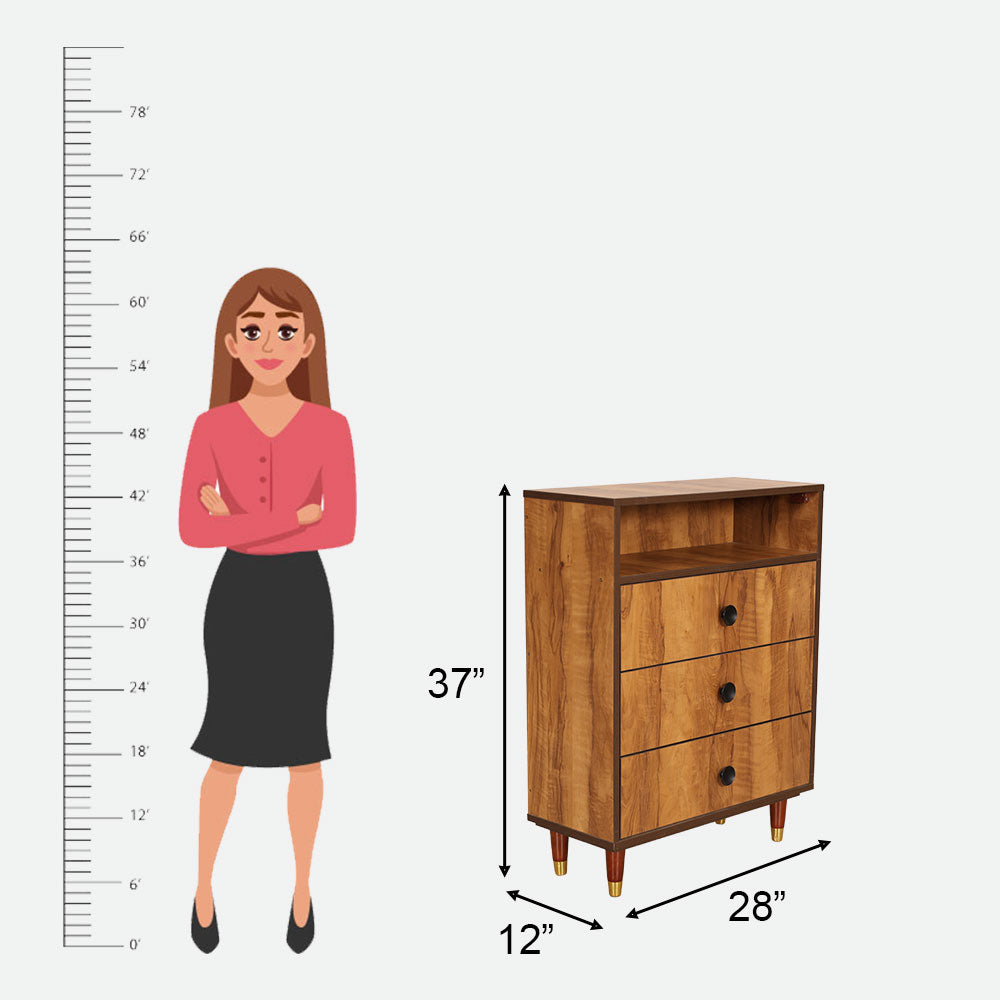 MAARK CHEST OF DRAW WITH 3 DRAWS