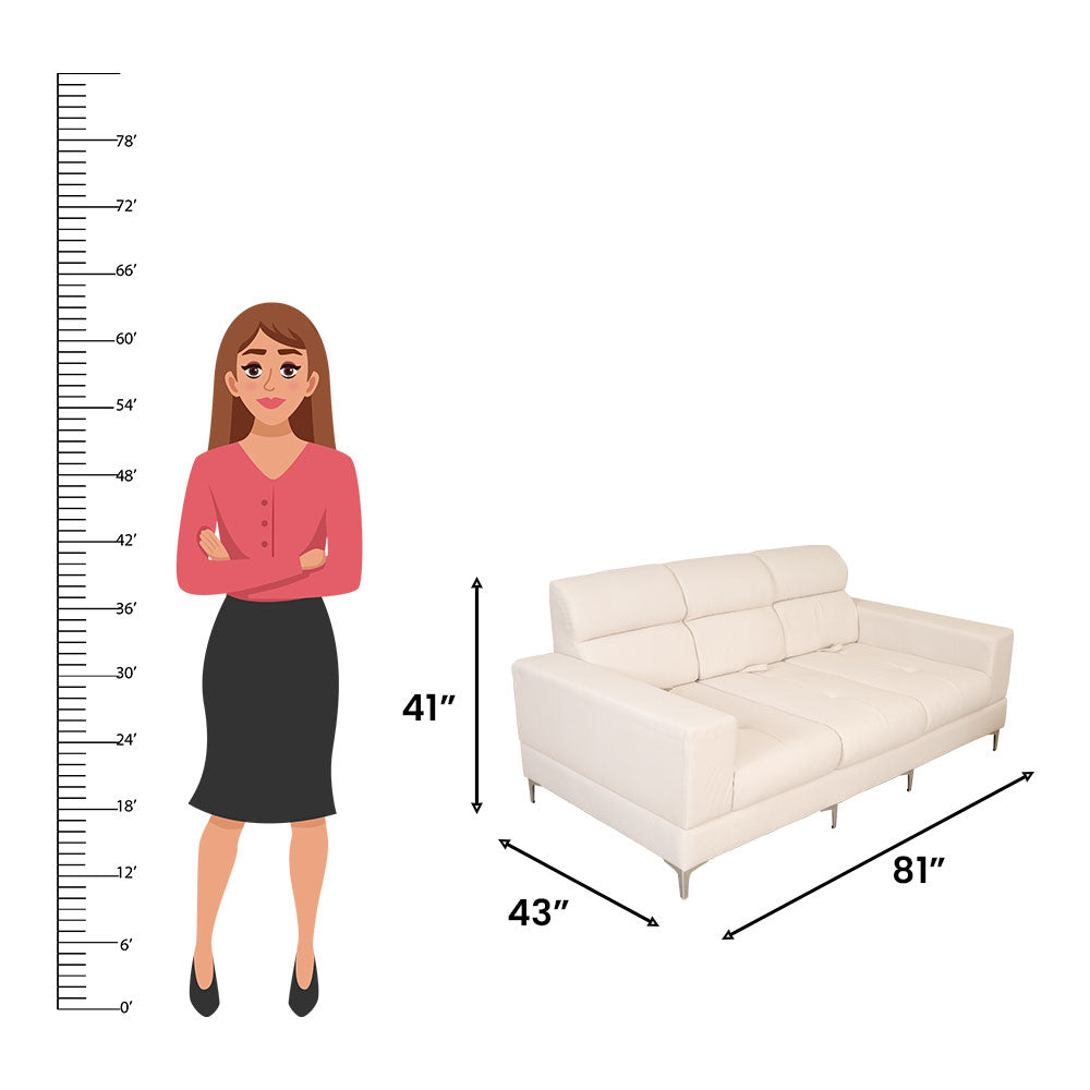 MAARK FABRIC SOFA SET (3+2) MONSTER