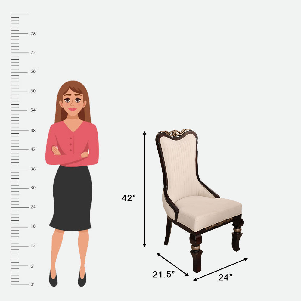 MAARK MARBLE TOP 6 SEATER DINING SET 6063 TD