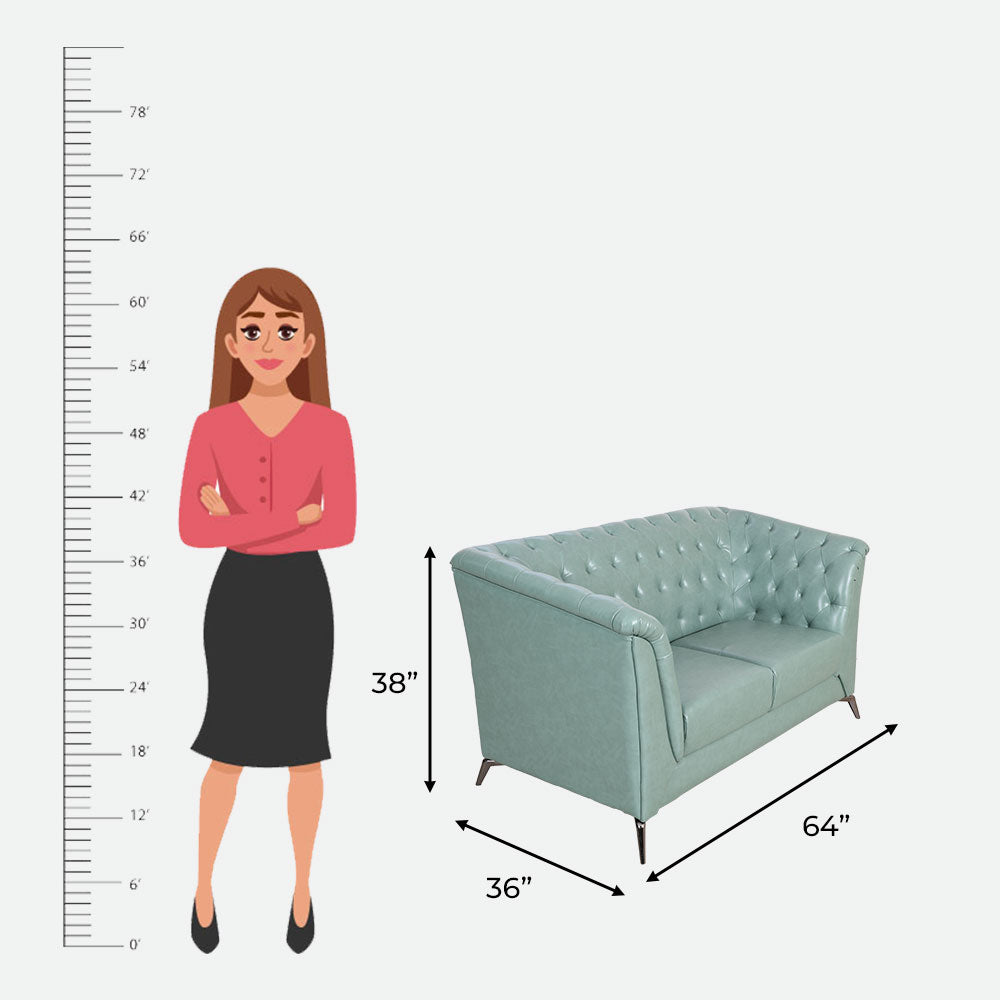 MAARK LEATHERETTE SOFA SET (3+2) WITH COFFEE TABLE JAQUAR