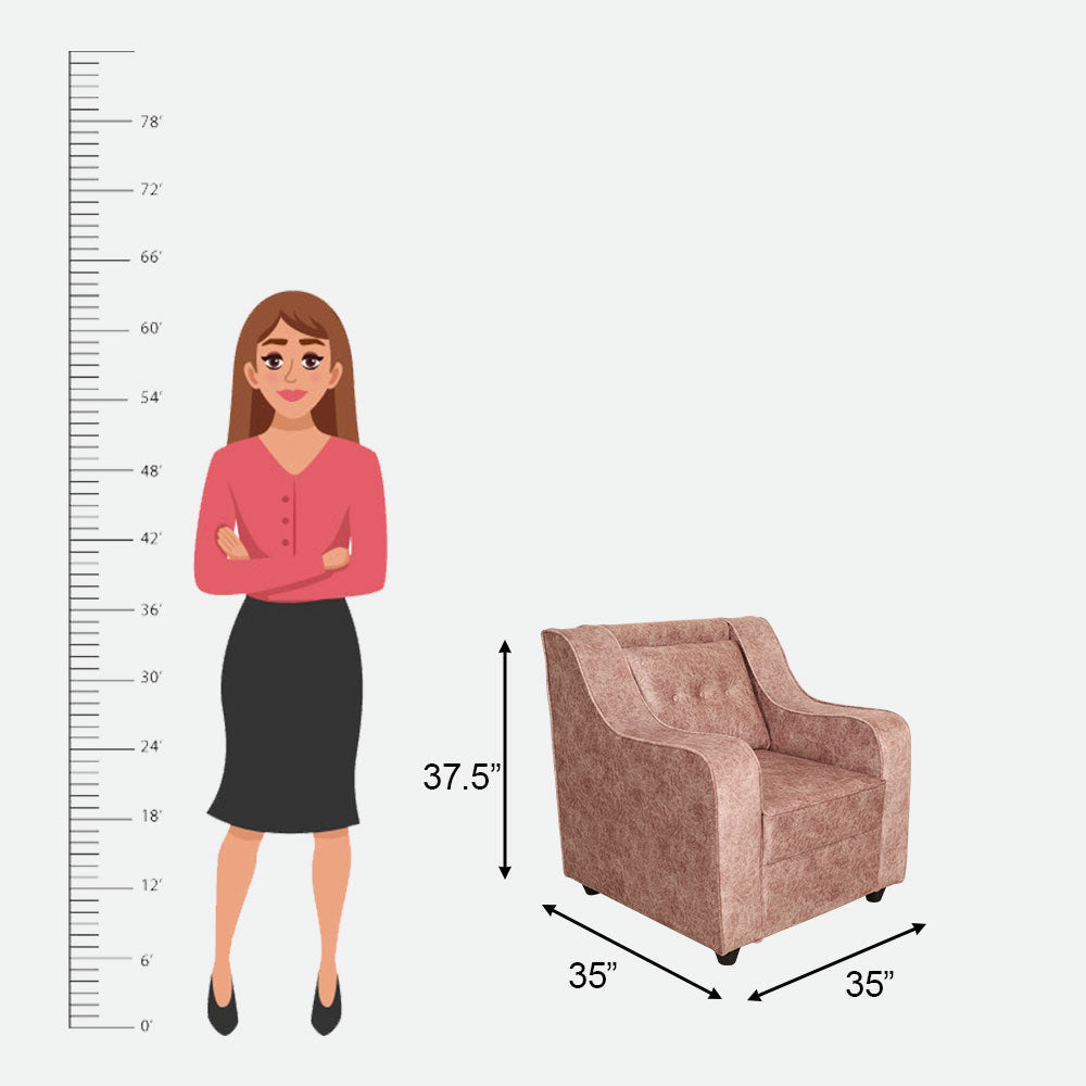 MAARK FABRIC SOFA SET (3+1+1) CLASSIC