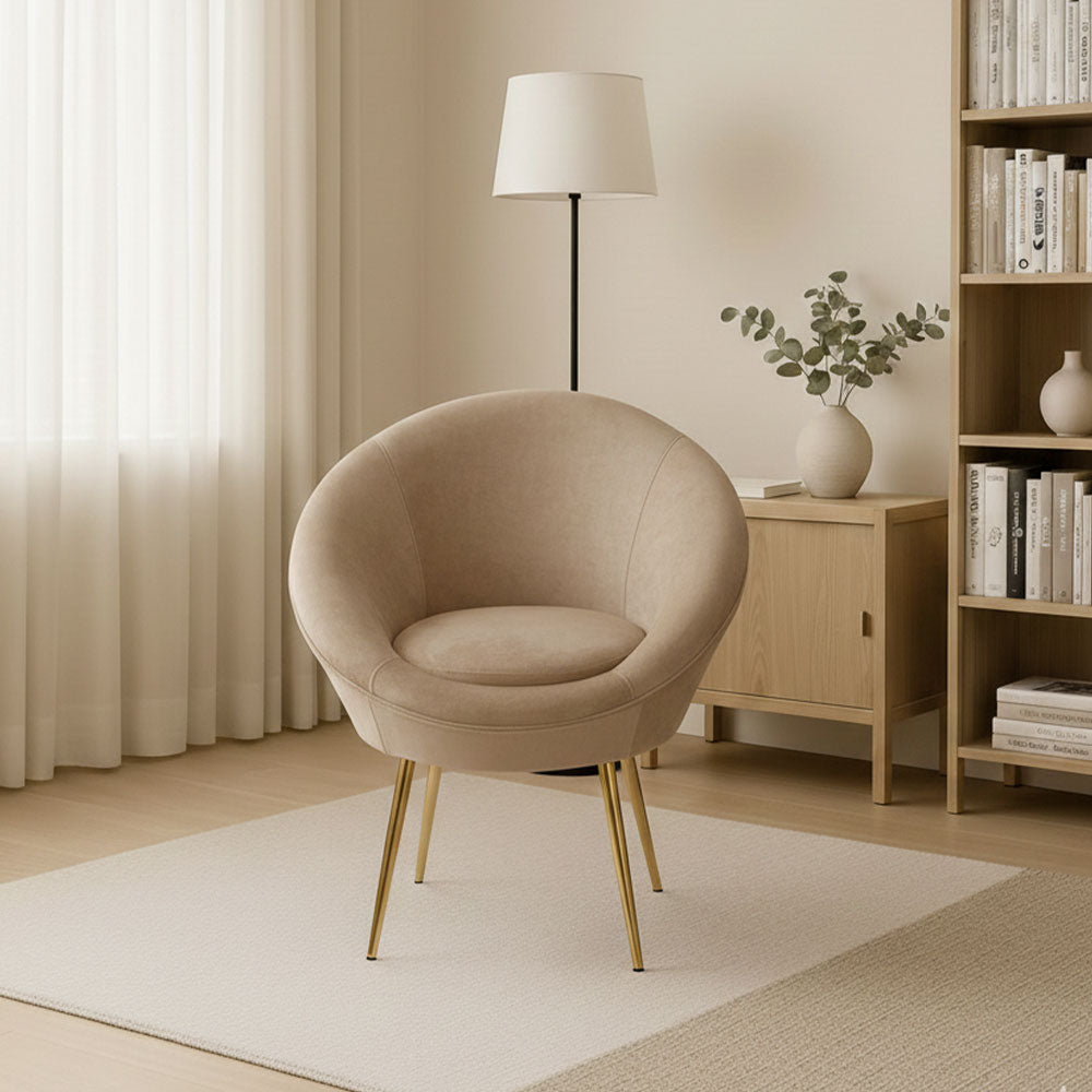 MAARK FABRIC SINGLE SEATER SOFA PRETTY