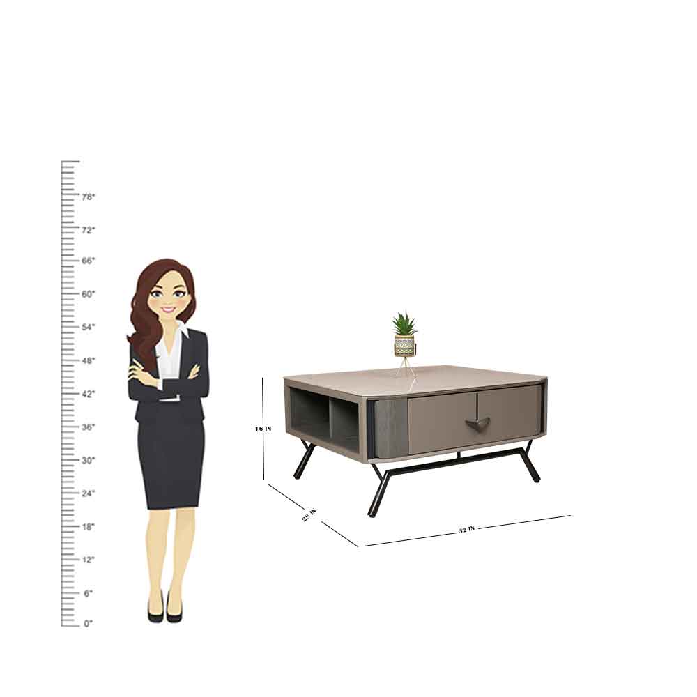 MAARK MARBLE TOP COFFEE TABLE CTM-CT70H HT