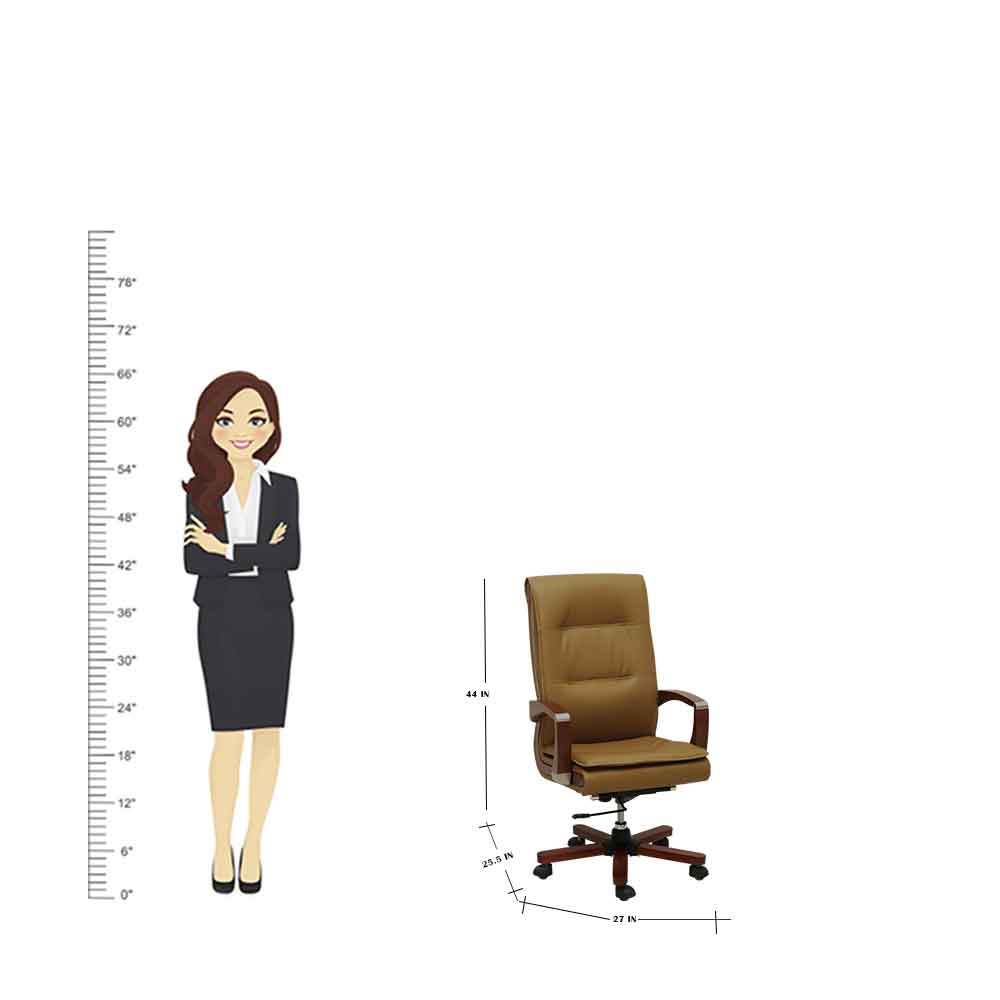 MAARK OFFICE CHAIR 064A KHAKI COLOUR HT