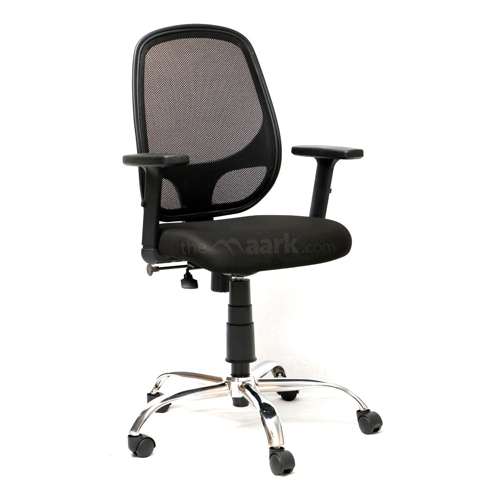 MAARK MEDIUM BACK OFFICE CHAIR 802 NETTED LT