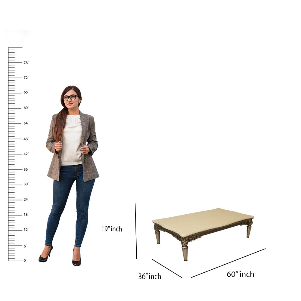 MAARK MARBLE TOP MARBLE COFFEE TABLE MARSHAL BF