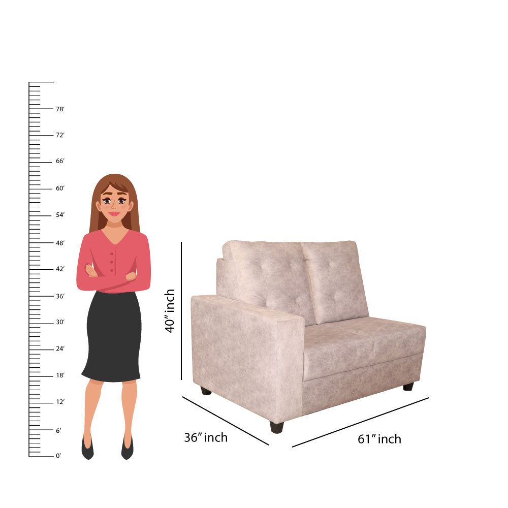 MAARK FABRIC CORNER SOFA 5 SEATER NEPTUNE