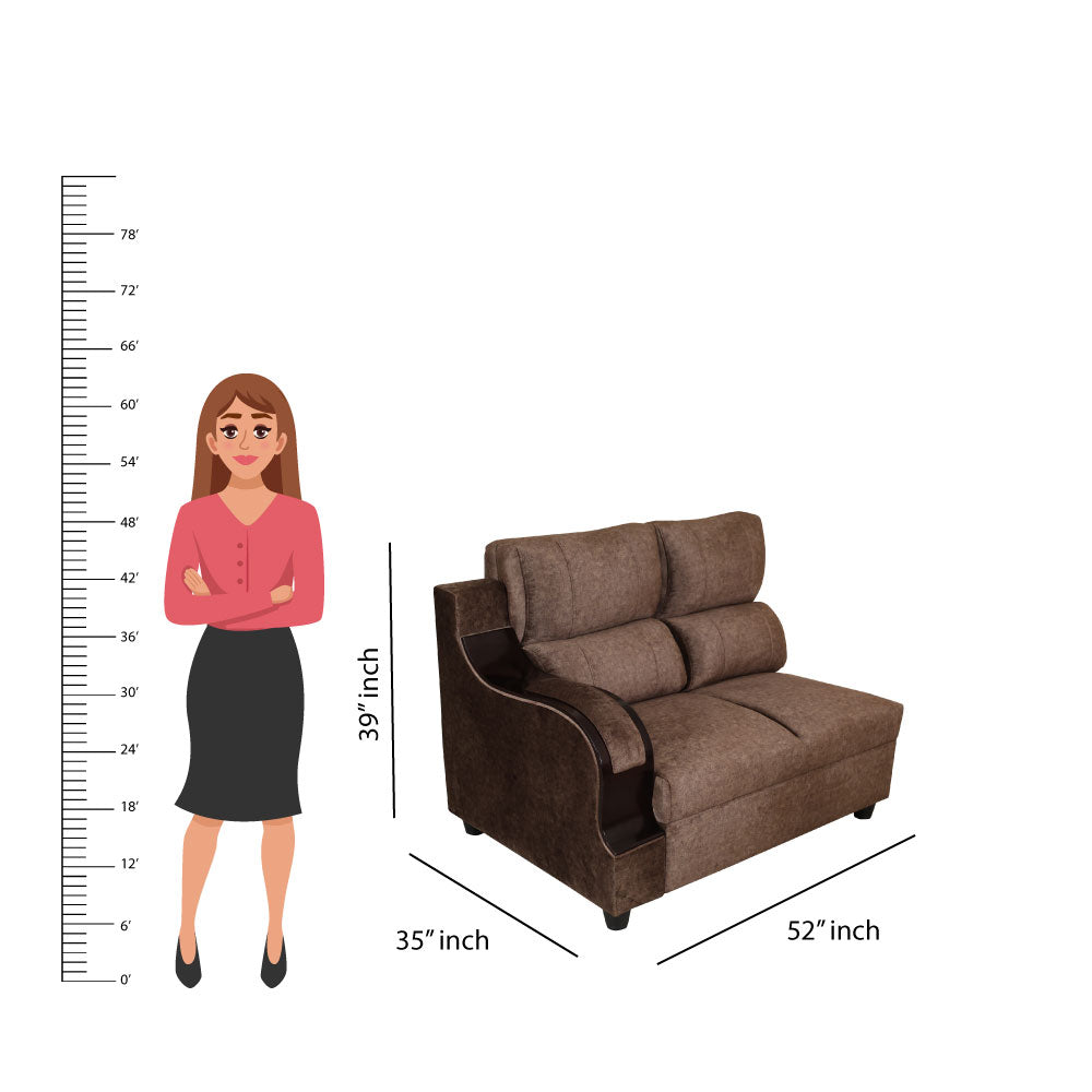 MAARK FABRIC CORNER SOFA 5 SEATER LOUIS